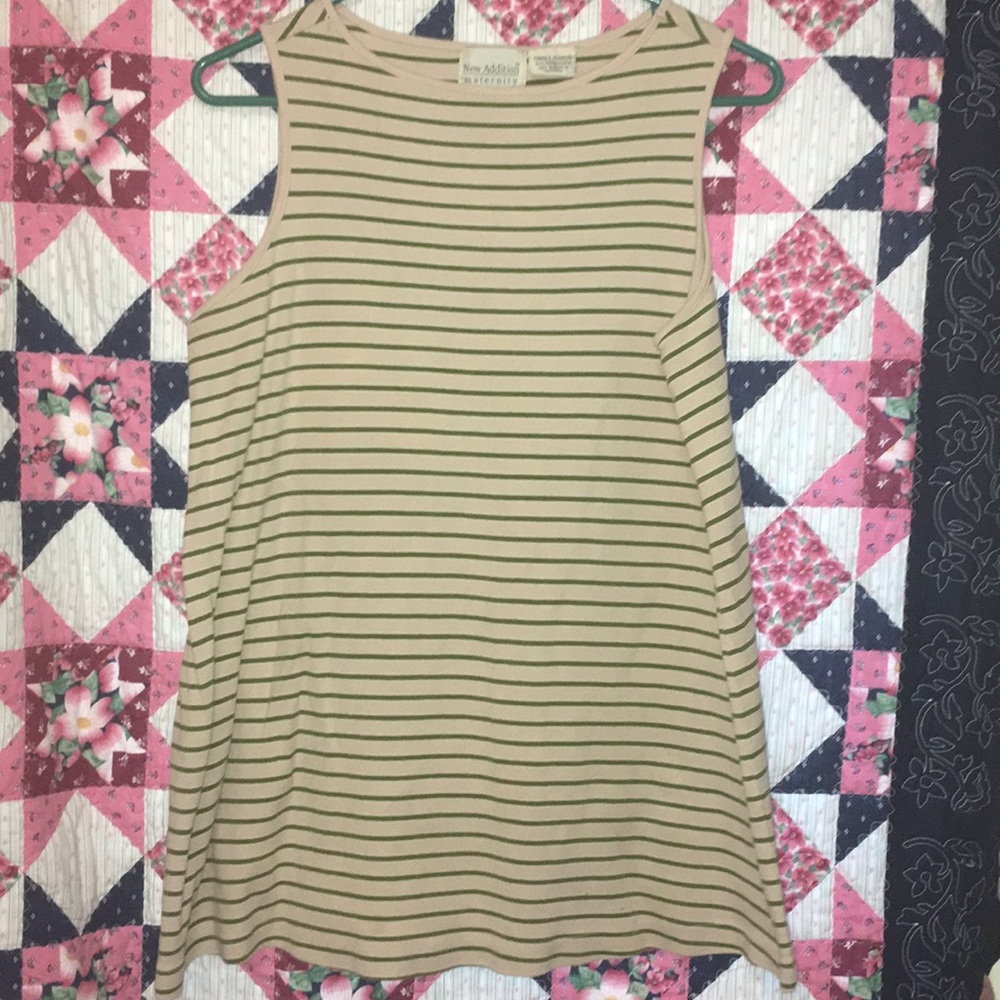 Striped Maternity Tank